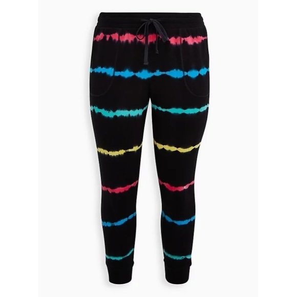 torrid Pants - ❌SOLD❌ Torrid Classic Fit Jogger Back Tie Dye Size 3 French Terry Mid-Rise Pant